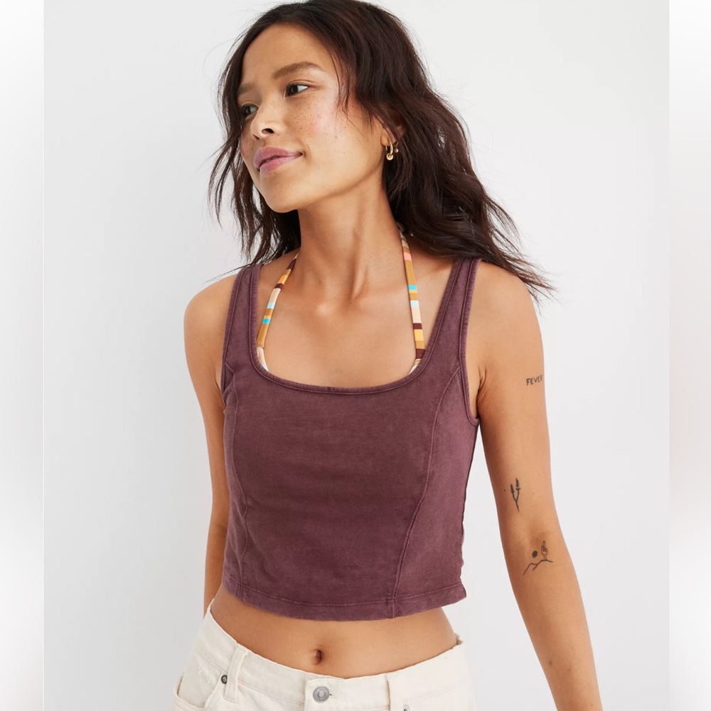 Aerie corset crop tank